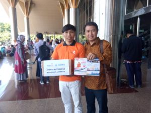Galang dana lombok di temu wali mahasiswa baru UMY