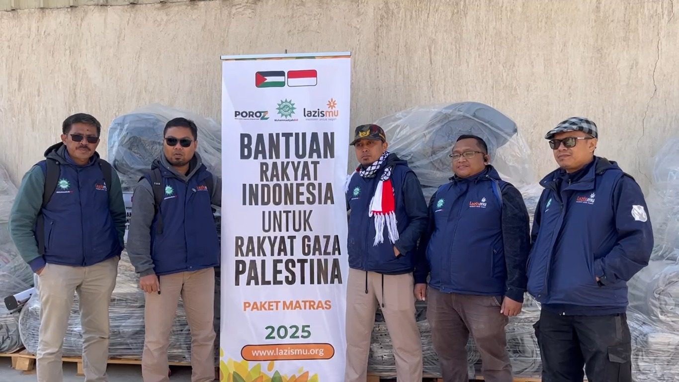 LAZISMU Gerak Cepat Salurkan Bantuan untuk Palestina Melalui Gudang Al-Khair di Mesir