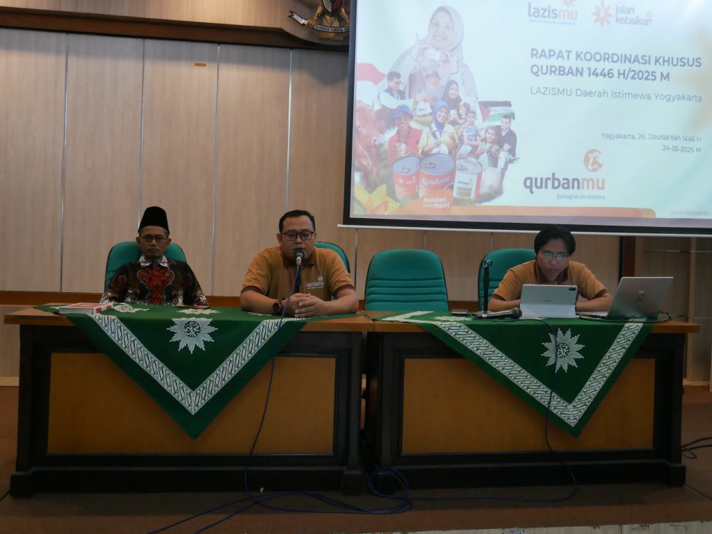 LAZISMU DIY Gelar Rapat Koordinasi Khusus Qurban 1446 H: Perkuat Konsolidasi dan Sinergi Data Wilayah