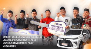BPKH RI dan Lazismu Serahkan Mobil Layanan Dakwah untuk Ponpes Muhammadiyah Daarul Khoir Gunungkidul