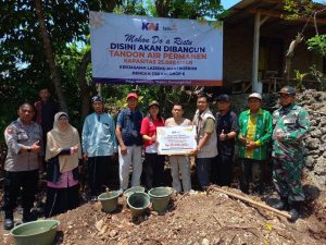 Atasi Krisis Air, PT KAI dan LAZISMU Bangun Tandon 25.000 Liter di Gunungkidul