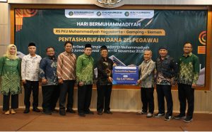 LAZISMU DIY Terima Pentasyarufan ZIS Pegawai RS PKU Muhammadiyah Jogja–Gamping Sebesar Rp1,4 Miliar