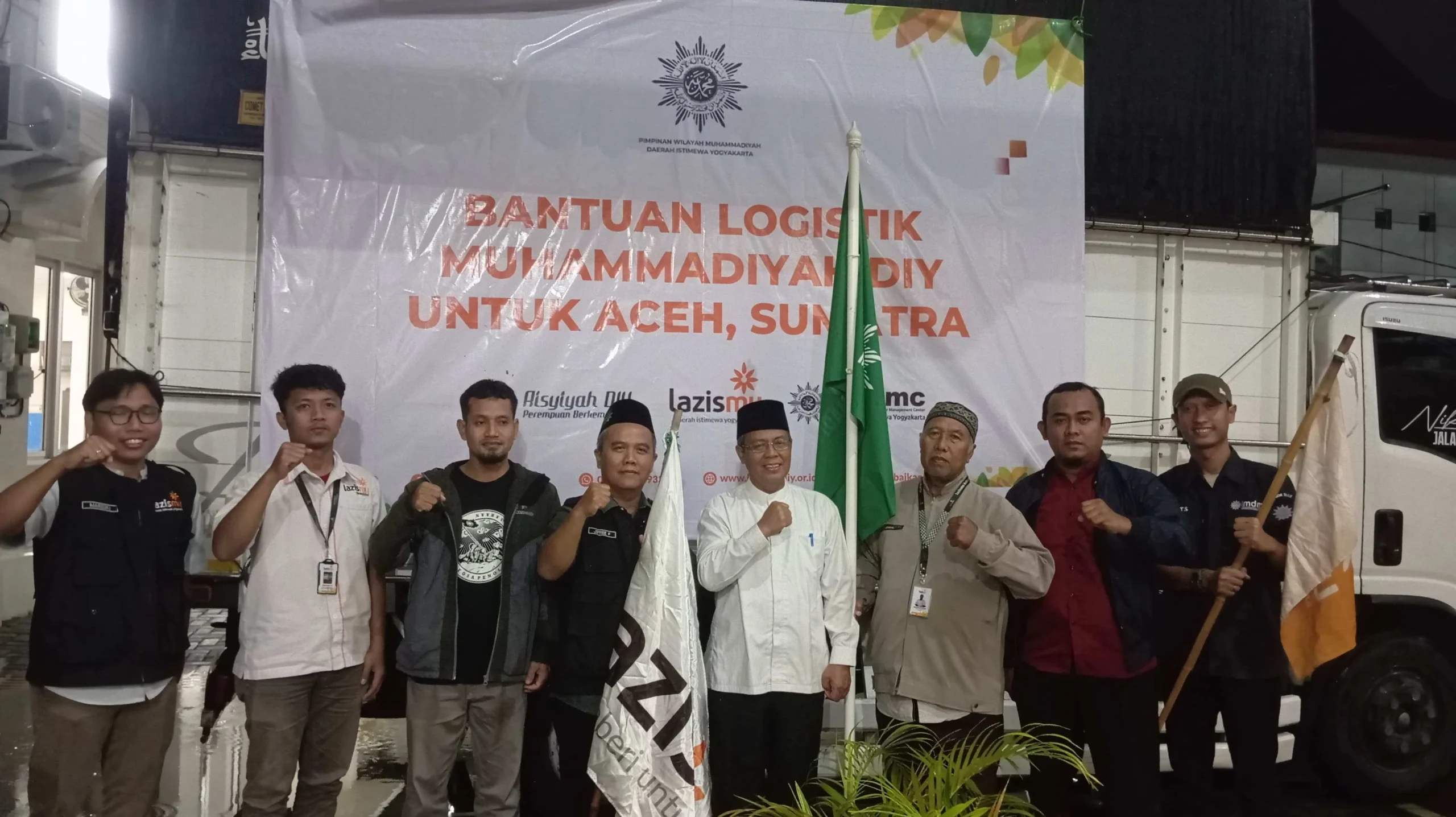 LAZISMU DIY Kirim Tiga Truk Bantuan Logistik Kemanusiaan untuk Korban Banjir Aceh