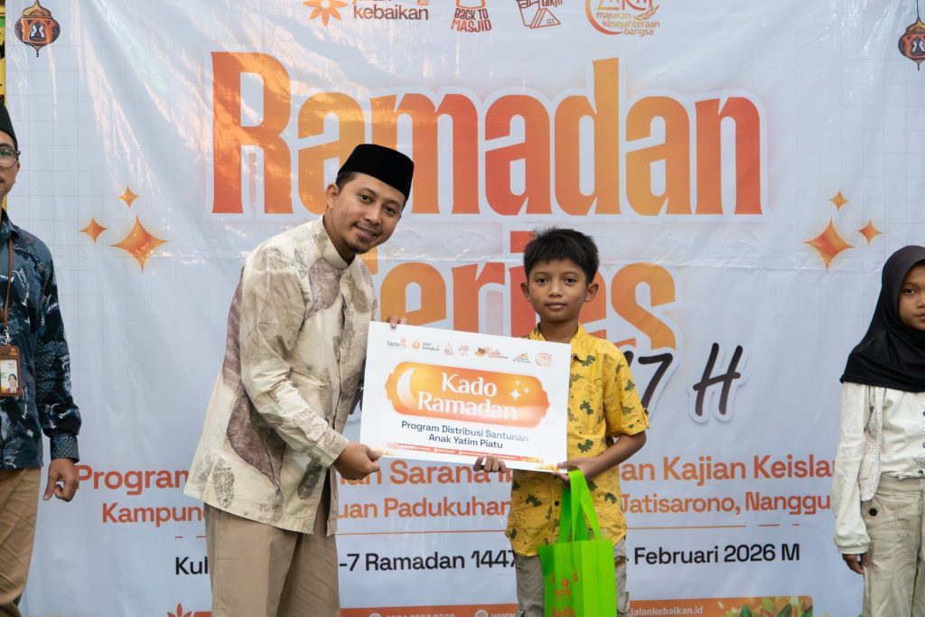 Penutupan Ramadan Series di Nanggulan, Lazismu DIY Salurkan 1.250 Paket Takjil dan Santunan Anak Yatim