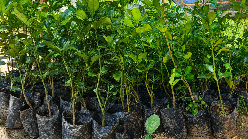 Tim Rehab Rekon LRB PWM DIY Tinjau Kesiapan 300 Bibit Jeruk Bali untuk Pemulihan Ekonomi Warga Aceh