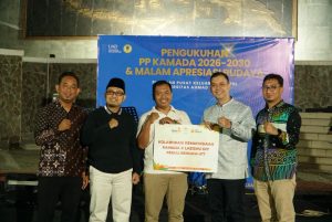 Momentum Pengukuhan, PP KAMADA Ajak Peduli Penyintas Bencana NTT Bersama LAZISMU DIY