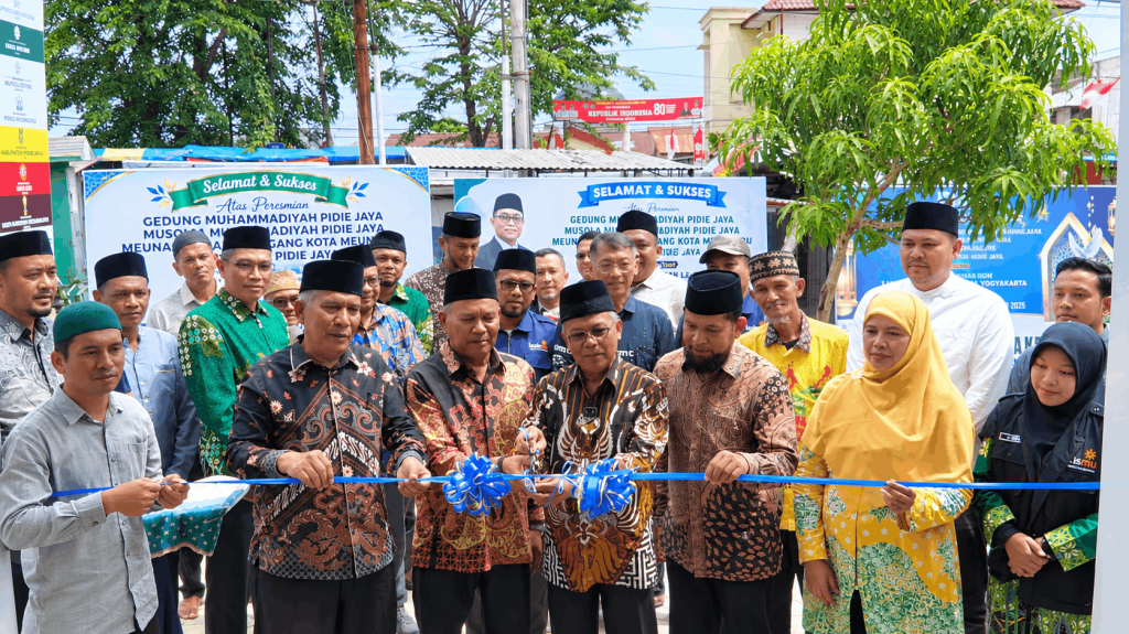 Gedung Dakwah Muhammadiyah Pidie Jaya Diresmikan, Jadi Momentum Bangkit Pascabencana 