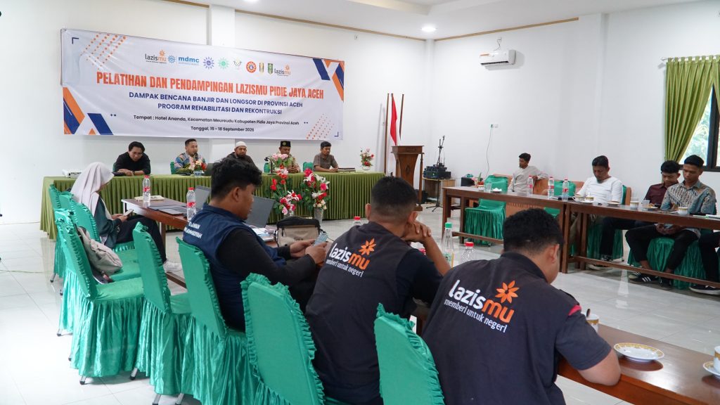 Pelatihan Selesai, LAZISMU Pidie Jaya Siap Jalankan dan Kelola LAZISMU Secara Profesional
