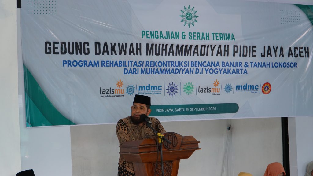 Gedung Dakwah Muhammadiyah Pidie Jaya Diresmikan, Jadi Momentum Bangkit Pascabencana